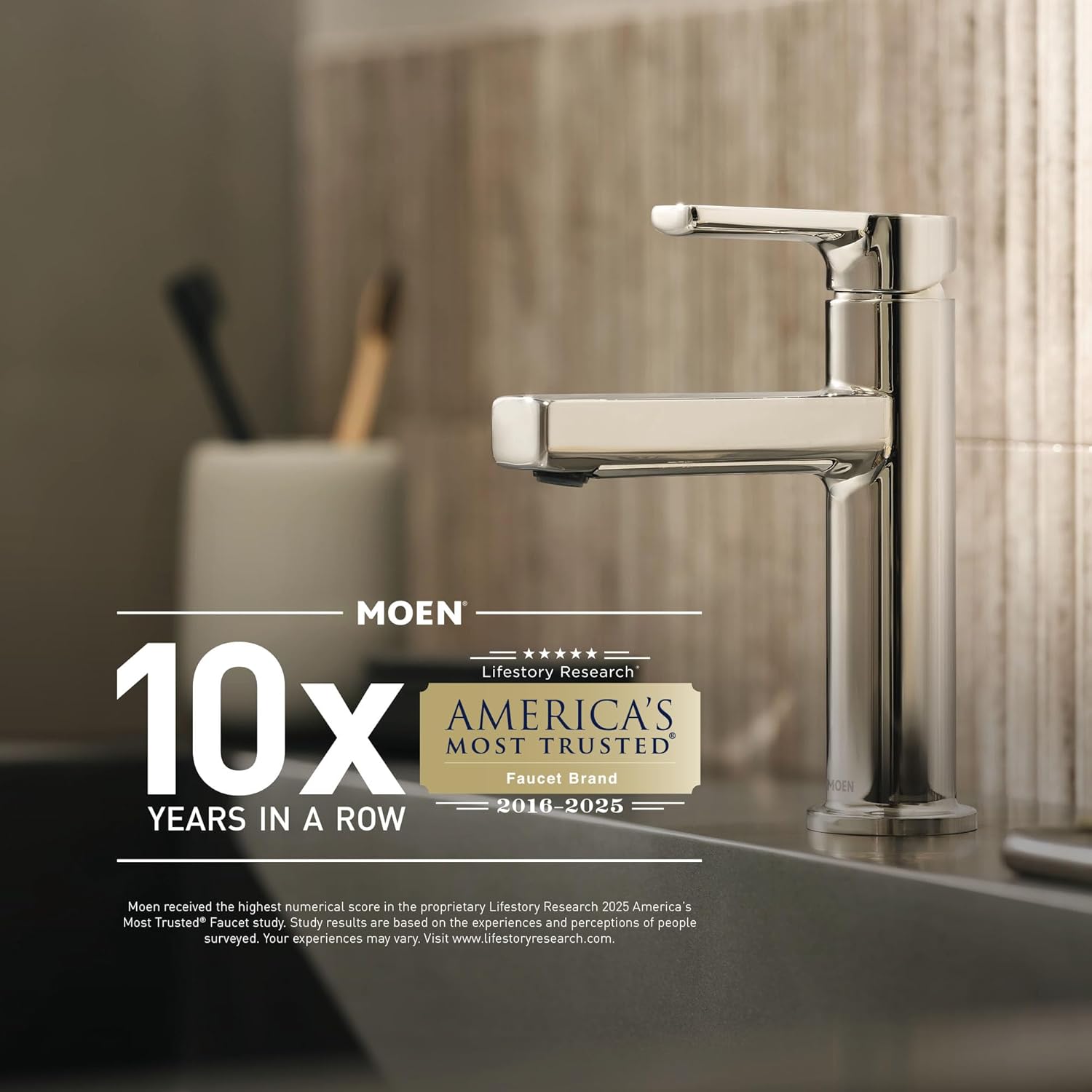 Moen YB6462NL Belfield 2-Light Dual-Mount Bath Bathroom Vanity Fixture with Frosted Glass, Polished Nickel
