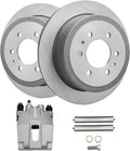 Detroit Axle - Rear Brake Kit for Ford 2004-2011 F-150, Lincoln 2006-2008 Mark LT, Disc Brakes Rotors Disc Brake Caliper w/Bracket 2007 Replacement