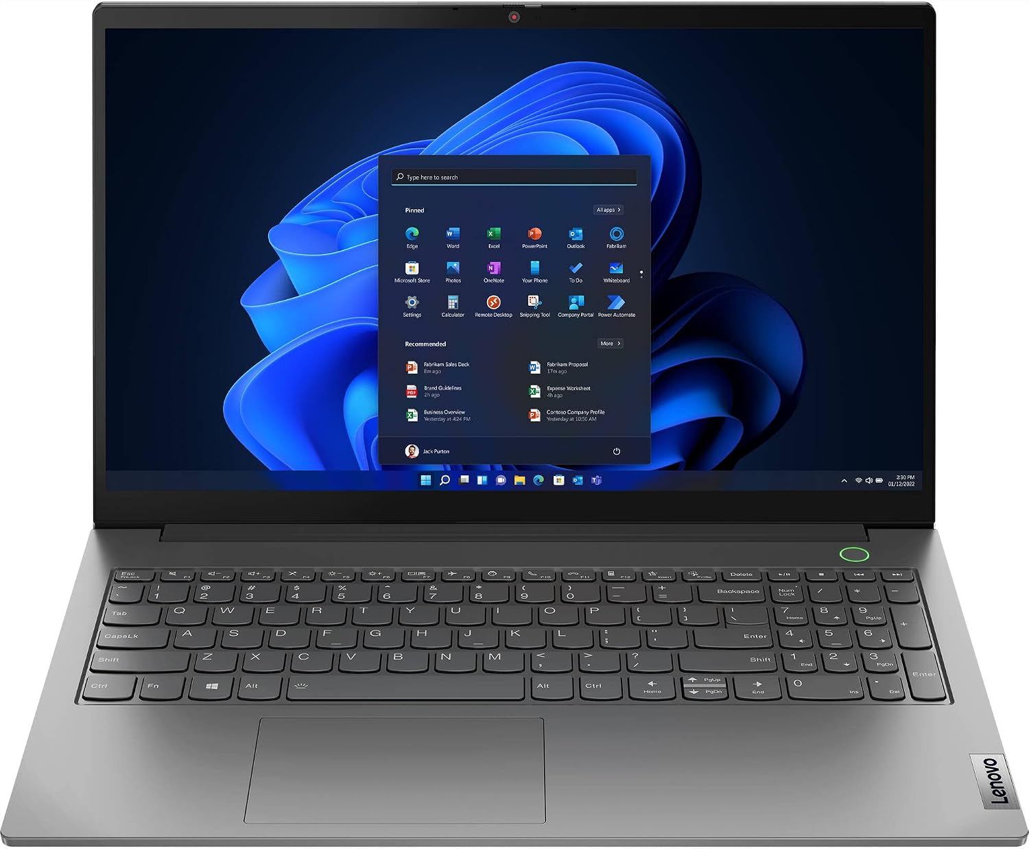 Lenovo ThinkBook 15 Gen 4 Business Laptop with 15.6' FHD (1920 x 1080) IPS Anti-Glare Non-Touch Display, Intel i7-1255U, 512GB SSD, 16GB DDR4, Thunderbolt 4, 1080P Camera, Win 11 Pro - Mineral Grey