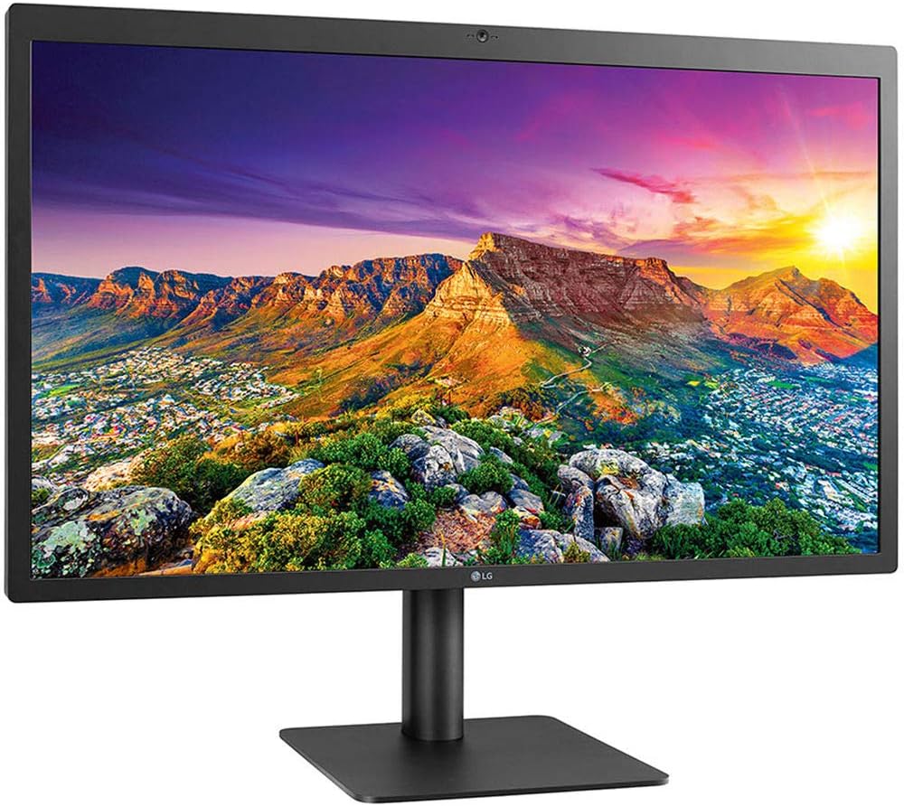 LG 27MD5KL-B Ultrafine 5K Display - Bundle - 27-Inch 16:9 5K (5120 x 2880) IPS Monitor, 500 cd/m Brightness, Thunderbolt 3 / USB Type-C Inputs, MacOS Compatibility with Screen Cleaning Set