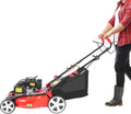 140cc Gas Powered Lawn Mower, Self-Propelled 3-in-1 with Bag, 20-Inch Cutting Deck, 4-Stroke Engine, 8 Adjustable Heights, Walk-Behind Lawn Mower or Medium to Large Yards