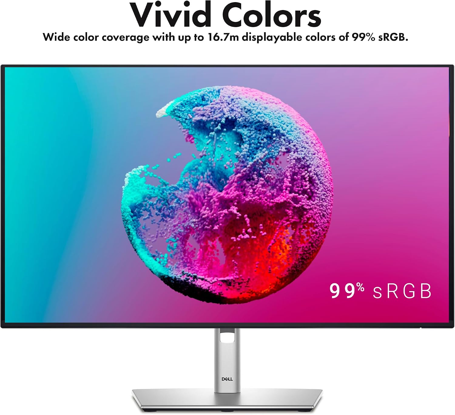 Dell P2225H 22″ Full HD (1920×1080) IPS LED 100Hz Monitors (2X) Dual Screen Setup, Comfortview Plus, Ultra-Slim Bezel + 2 × USB-C Cables + Cleaning Kit