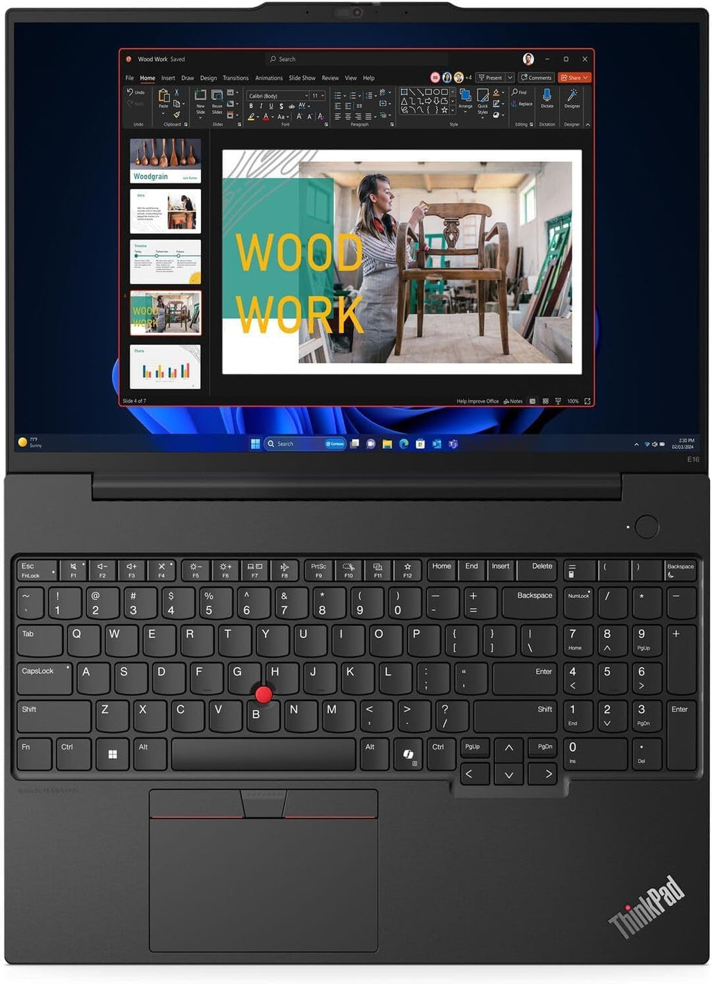 Lenovo ThinkPad E16 16' WUXGA Business Laptop, AMD Ryzen 5 7530U (Beat i7-1165G7), Up to 4.5GHz, 40GB RAM, 1TB PCIe SSD, Fingerprint, Backlit, HDMI, RJ-45, Wi-Fi 6, Windows 11 Pro, with 5ave Kit