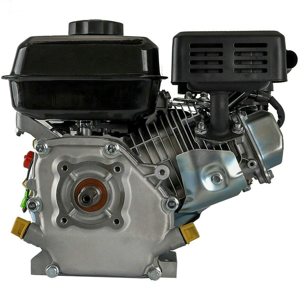 4-Stroke Gas Engine Motor GX160 Motor Replacement 7.5HP 210CC Pull Start Air Cooled Single Cylinder Gas Engine Suitable for Honda GX160 Ideal for Compressor Lawnmower Pump Generator Go Kart Engine