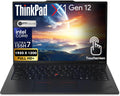 Lenovo ThinkPad X1 Carbon Gen 12 Business Laptop, Intel 16-Core Ultra 7 155H, 14' FHD+ Touchscreen, 32GB DDR5 RAM, 1TB SSD PCIe, WiFi 6E + BT, Backlit KB, FHD Webcam, Windows 11 Pro - Black