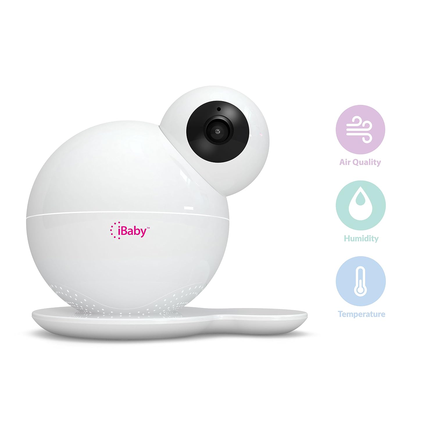 iBaby Monitor M6S, Smart Wifi Enabled Total Baby Care System 1080p Wireless Infant Safety Camera Kit with Wi-Fi Speakers, Night Vision, 360° Pan and 110° tilt