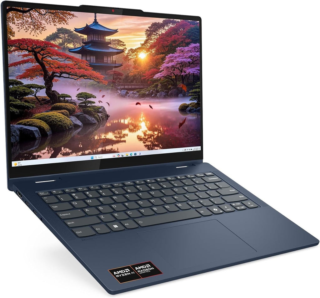 Lenovo IdeaPad 5 2-in-1 14' WUXGA (1920x1200) IPS Touchscreen Laptop 2025 New | AMD Ryzen AI 7 350 8-Core | AMD Radeon 860M Graphics | Backlit Keyboard | Wi-Fi 7 | 16GB LPDDR5 1TB SSD | Win11 Home