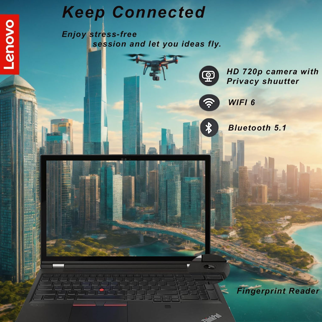 Lenovo ThinkPad P15 G2 Professional Mobile Workstation Laptop | Intel Core i7-11800H | NVIDIA T1200 Dedicated Graphics | 32GB RAM | 2TB PCIe SSD | 15.6' FHD IPS | Windows 11 Pro | WOWPC USB