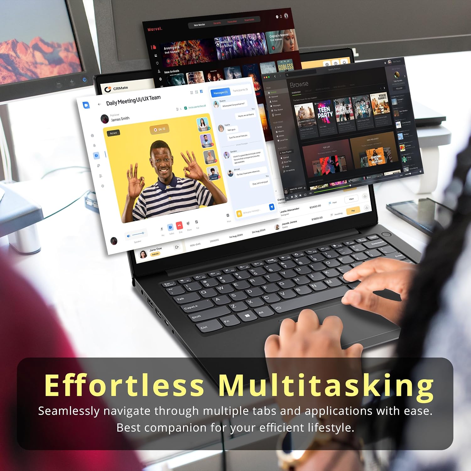 Lenovo V14 14' FHD Business Laptop, Intel i7-13620H, 40GB DDR4 RAM, 2.16TB Storage(2TB SSD+160GB Docking Station Set), Intel UHD Graphics, Wi-Fi 6, Webcam, Windows 11 Pro, Black