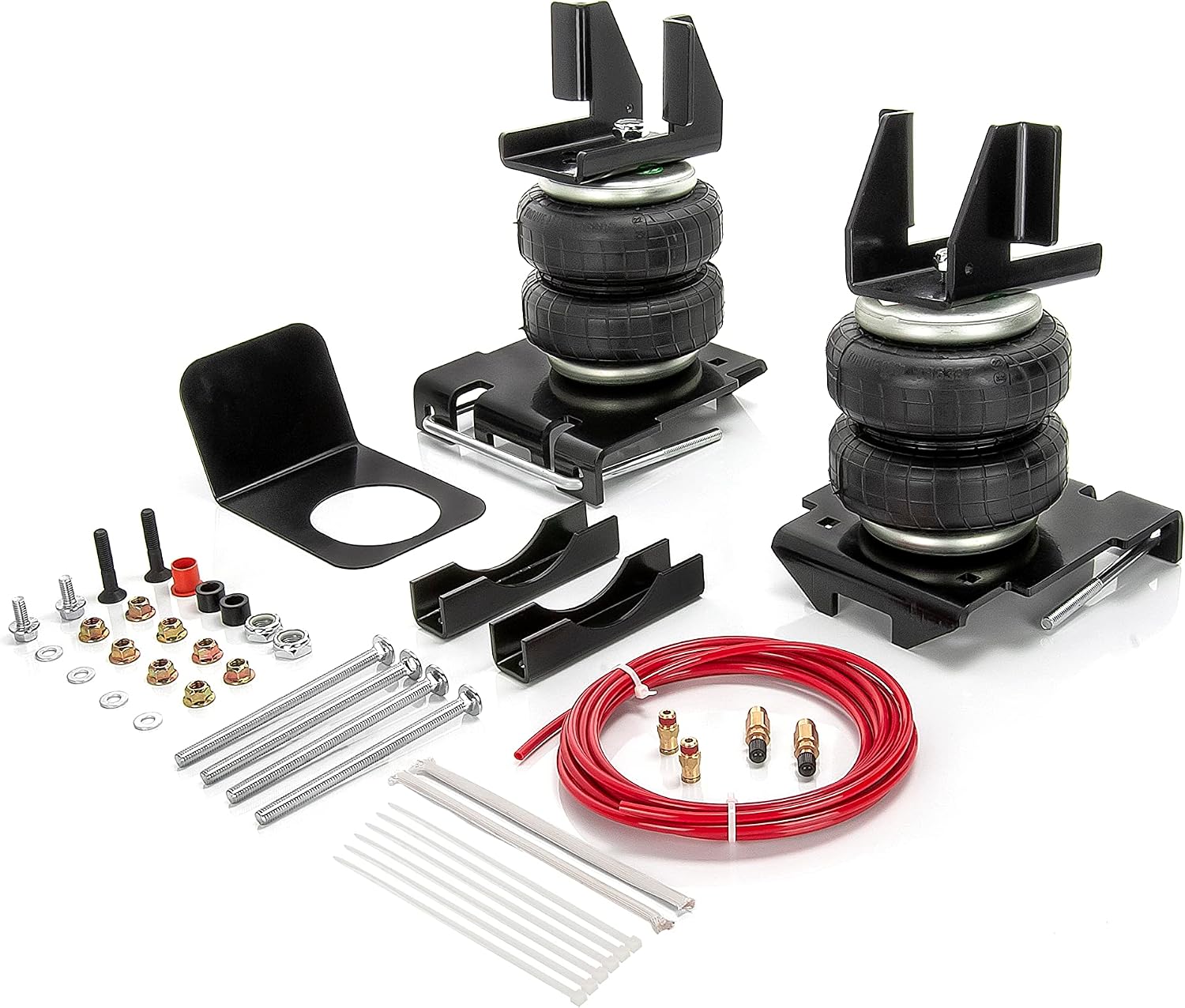 7,500 Lbs Rear Air Bags Suspension Kit for 2007-2018 Chevrolet Chevy Silverado 1500 and GMC Sierra 1500 2WD 4WD Truck Towing Replacement for Firestone 2430 Ride Rite Airbags for Trucks Rear Suspension