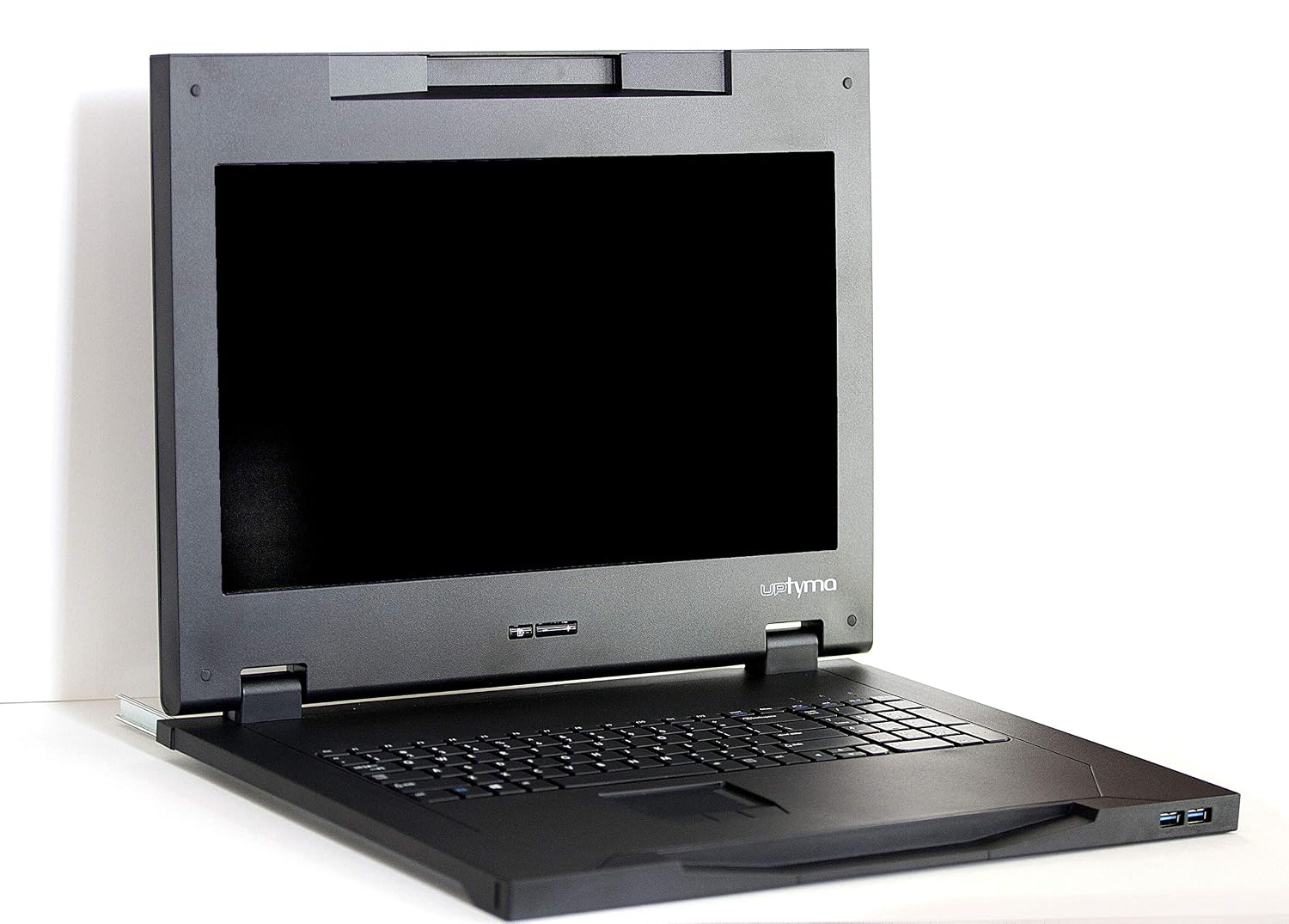 KVM Console 17.3 Full HD - Made in USA - TAA Compliant - 1U Rackmount Console Rack - Server Rack Mount Monitor with 1920 x 1080 Resolution - Rackmount Monitor with VGA & Display Port by Uptyma