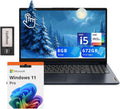 Lenovo IdeaPad 1i 15.6' FHD Touchscreen Laptop, Intel i5 1235U, 8GB RAM, 672GB Storage(512GB SSD + 160GB Docking Station), Intel Iris Xe Graphics, HD Camera, Dolby Audio, Wi-Fi 6, Win 11 Pro, Blue