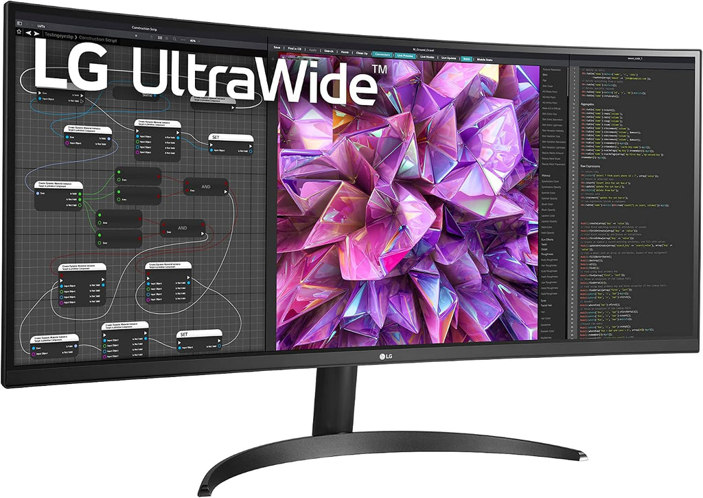 LG 34BQ60QC-B 21:9 Curved UltraWide QHD IPS Monitor - 3 Year Warranty