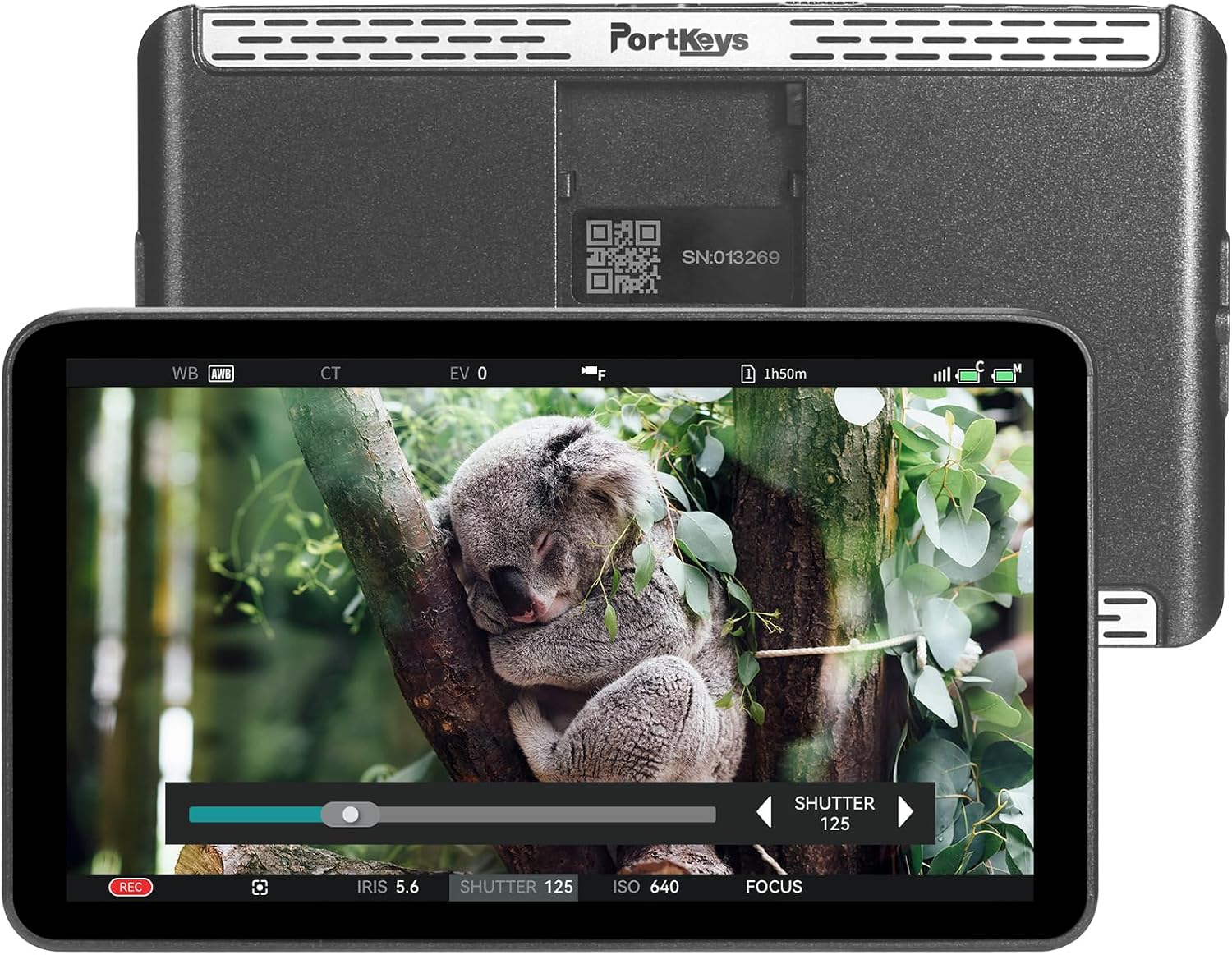 Portkeys LH7P 7'' Camera Field Monitor Wireless Control for A1/A9II/A7SIII/A7CII/FX3/FX30/ZV-E10/RX10/A7MIV/A7RIV/A7RV/RX0/A7MIII, R5/6(Mark II)/7/8, Z8/Z9, BS1H/BGH1, BMPCC 4K/6K(Pro), BS1H/BGH1, etc