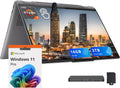 Lenovo Yoga 7 2-in-1 16' WUXGA Touch Laptop, AMD Ryzen 7 8840HS, 16GB LPDDR5X, 3TB Storage (2TB SSD+1TB Docking Station Set), Backlit Keyboard, Fingerprint Reader, FHD IR Webcam, Win 11 Pro, Gray