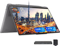 Lenovo Yoga 7 2-in-1 16' WUXGA Touchscreen Laptop, AMD Ryzen 7 8840HS, 16GB LPDDR5X, 1.5TB Storage (1TB SSD+512GB Docking Station Set), Backlit Keyboard, Fingerprint Reader, Win 11, Artic Grey