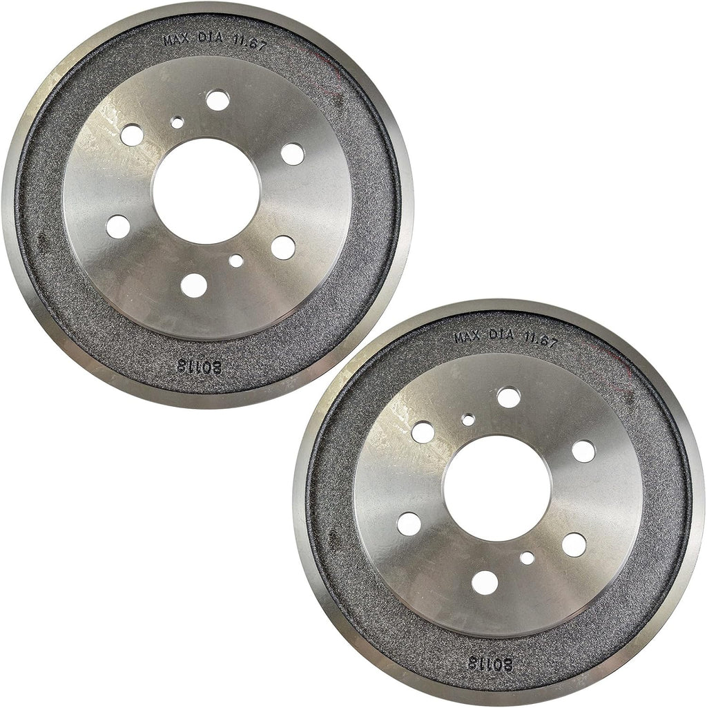 New Rear Brake Shoe & Drum Kit Compatible With Chevy Silverado 1500 Classic 2005-2008 Compatible With GMC Sierra 1500 Classic, Replacement for BFS00100