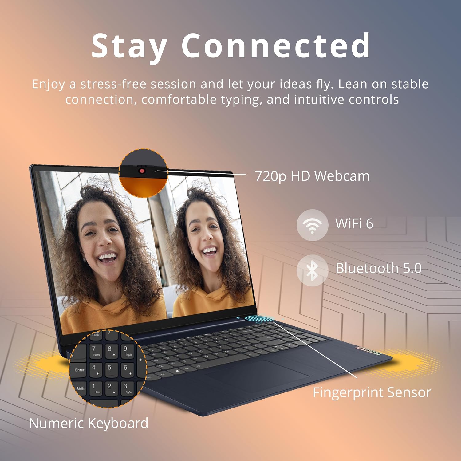 Lenovo IdeaPad 3 15ALC6 15.6' Laptop AMD Ryzen 5 5500U 12GB Ram 512GB SSD W10H (Renewed)