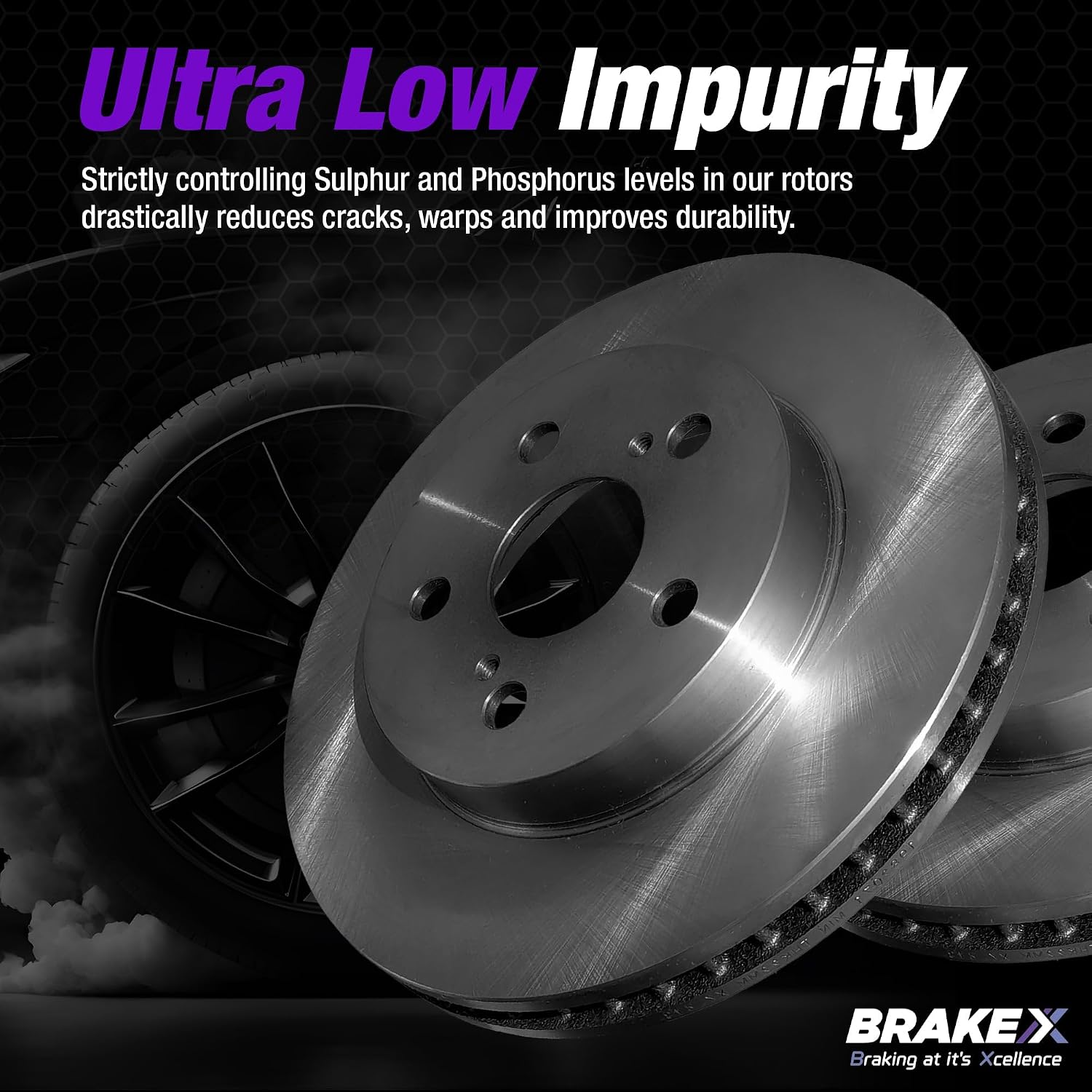 Brake X Front Brake Pads and Rotors Kit replacement for 2007 GMC TRUCK VAN SIERRA 1500 | NYX OE+ Rotors and Alpha Ceramic Brake Pads