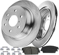 Allcombo 13.58' Rear Brake Kit for 2007 2008 2009 2010 2011 2012 2013 2014 Cadillac Escalade ESV Chevy Suburban 1500, for Avalanche Silverado 1500, GMC Sierra Yukon XL Brakes Rotors Pads Replacement