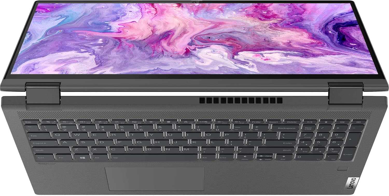 Lenovo IdeaPad Flex 5 5i 2-in-1 Laptop (15.6' FHD Touchscreen, Intel Core i7-1165G7, 16GB RAM, 1TB SSD, IST Active Stylus), Convertible, Fingerprint, Backlit KB, Wi-Fi 6, Webcam, Win 11 Home, Gray