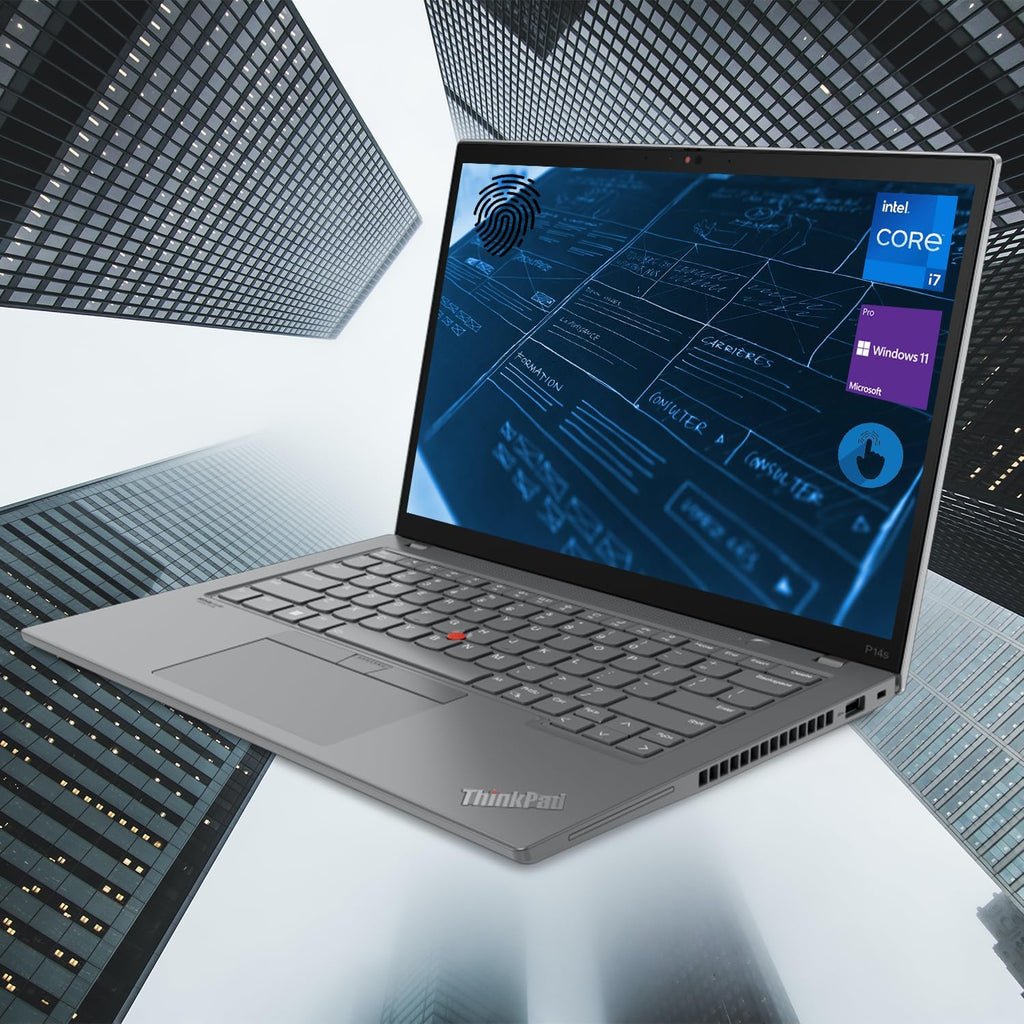 Lenovo ThinkPad P14s Gen 3 Mobile Workstation, 14' FHD+ Touchscreen, Intel i7-1260P, 32GB RAM, 1TB SSD, IR Camera, HDMI, Backlit Keyboard, Fingerprint Reader, Wi-Fi 6, Winodws 11 Pro