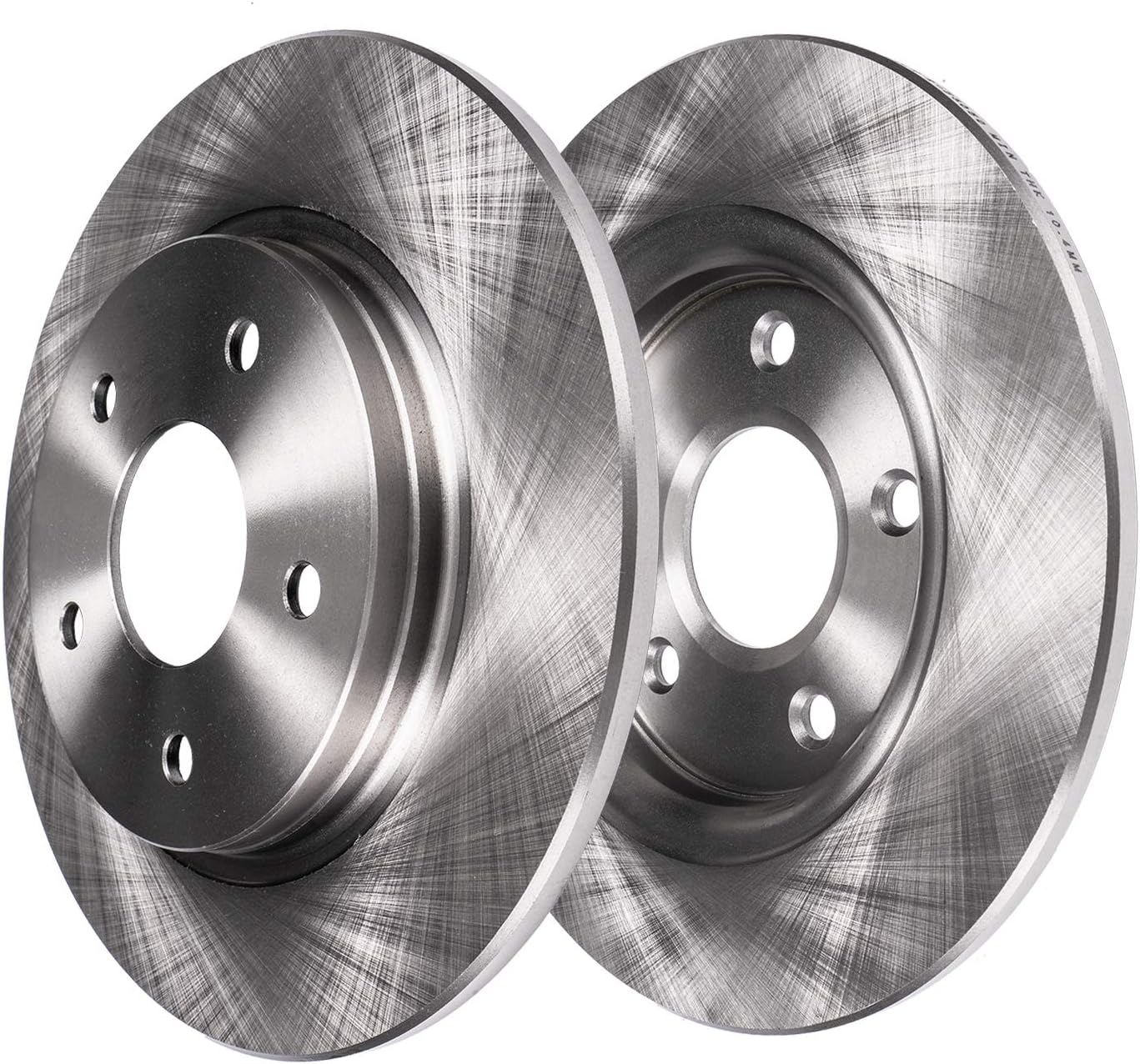 Detroit Axle - Rear Brake Kit for 2007-2017 Jeep Wrangler, 2018 Wrangler JK, Disc Brakes Rotors Driver Side Brake Caliper 2008 2009 2010 2011 2012 2013 2014 2015 2016 Replacement [12.44' inch Rotor]