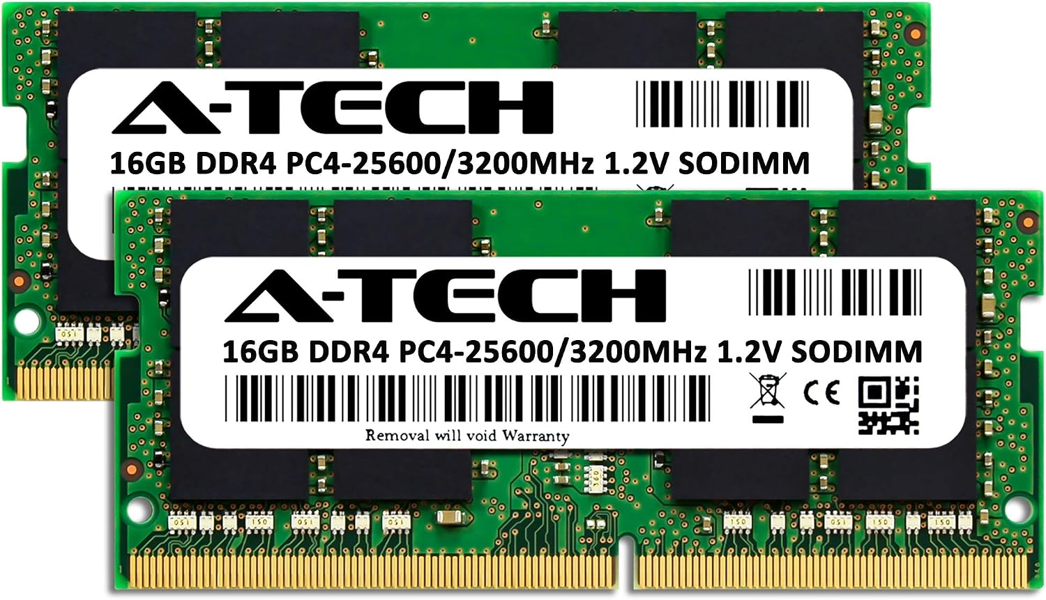 A-Tech 32GB Kit (2x16GB) RAM for Lenovo Legion 5/5i Gaming Laptop | DDR4 3200MHz PC4-25600 SODIMM 1.2V 260-Pin Non-ECC SO-DIMM Memory Upgrade