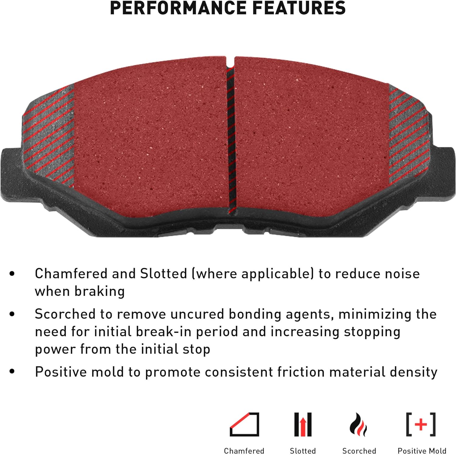 Dynamic Friction Company Front Brakes and Rotors|Drilled Slotted Brake Rotors| Front 5000 Advanced Brake Pads and Rotors Kit| Automotive Replacement Brake Kits
