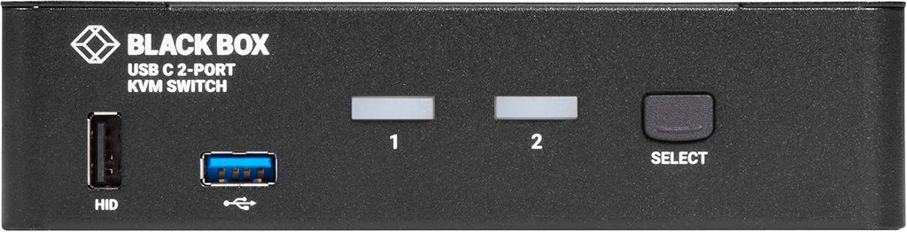 Black Box USB-C 4K KVM Switch, 2-Port