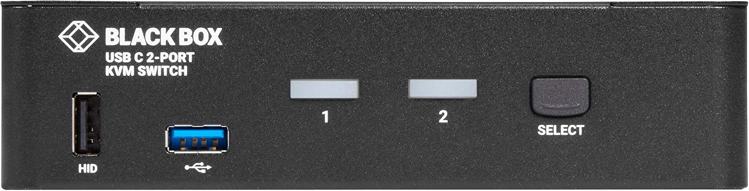 Black Box USB-C 4K KVM Switch, 2-Port
