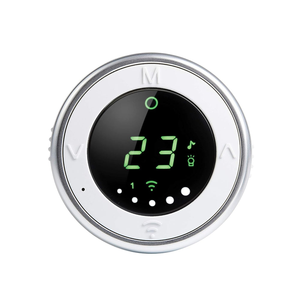 Bebcare iQ - Smart HD Baby Monitor: Full HD 1080p Video, Pan-and-Tilt, Temperature Sensor, Motion and Sound Alert, Stand-Alone Audio Monitor Unit (Without Breathing Sensor Mat)