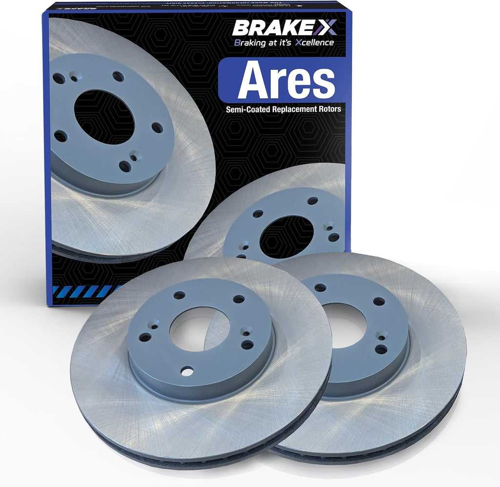 Brake X Front Brake Rotors Kit replacement for 2008 CHEVROLET AVALANCHE | ARES Semi Coated Rotors