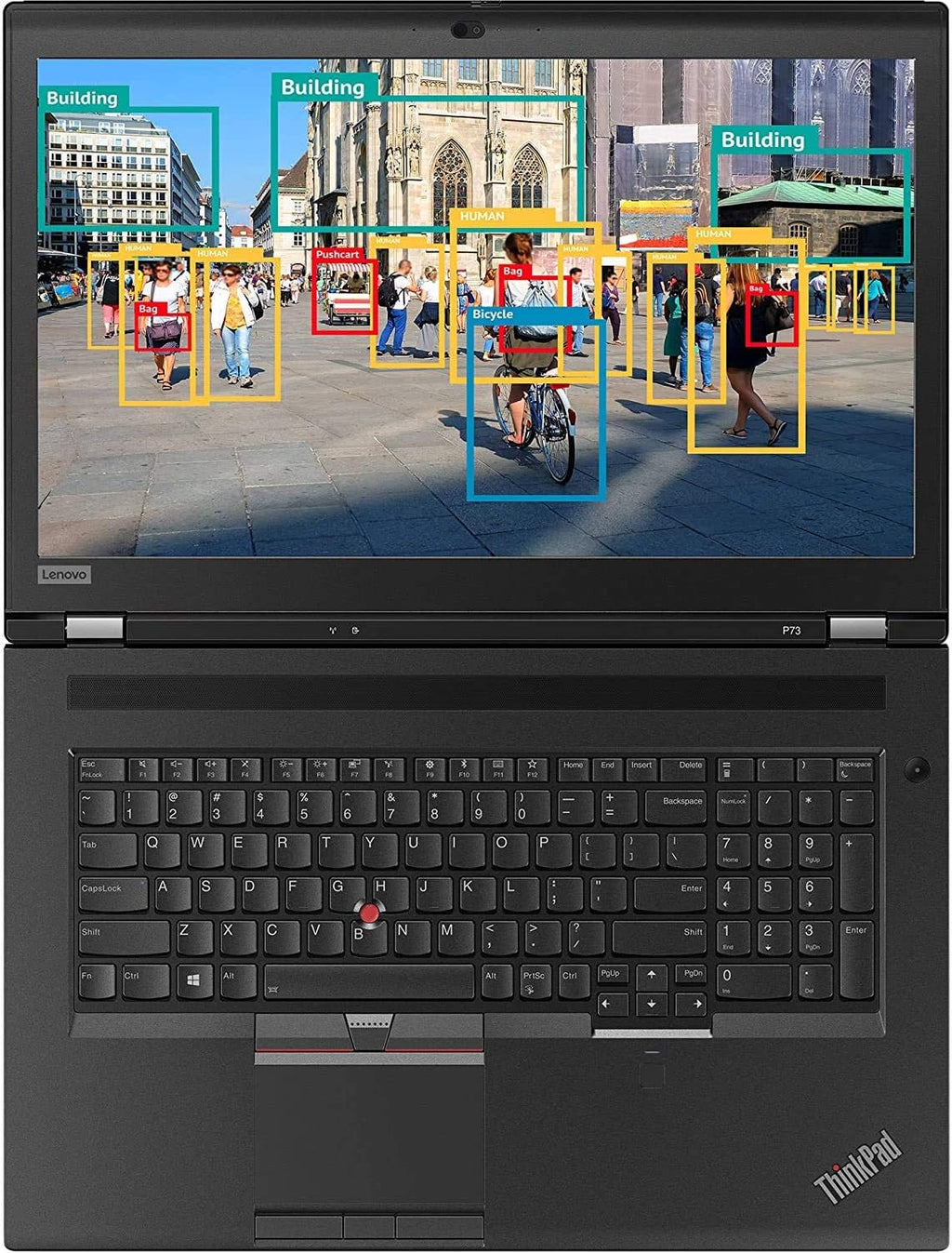 Lenovo ThinkPad P73 Workstation Laptop (Intel i7-9750H 6-Core, 32GB RAM, 1TB SATA SSD + 1TB HDD, Quadro P620, 17.3' Full HD (1920x1080), Fingerprint, 3xUSB 3.1, 1xHDMI, Win 10 Pro)