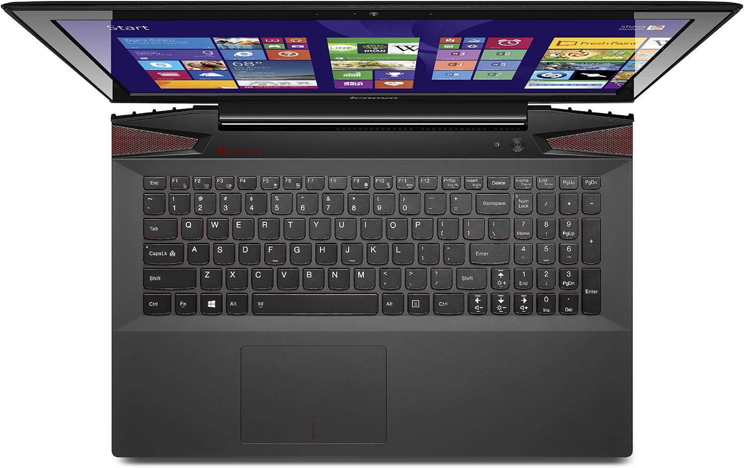 Lenovo Y50 59441400 Gaming Laptop (Windows 8, Intel Core i7-4720HQ, 15.6' LED-lit Screen, Storage: 16 GB, RAM: 16 GB) Black