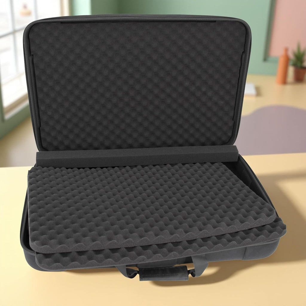 CASEMATIX Protective Carrying Case Compatible with LG StanbyME 2 27-Inch Portable Touchscreen Monitor - Travel Case with Strap and Padded Foam, Shockproof Monitor Storage Bag, Does Not Fit Stand