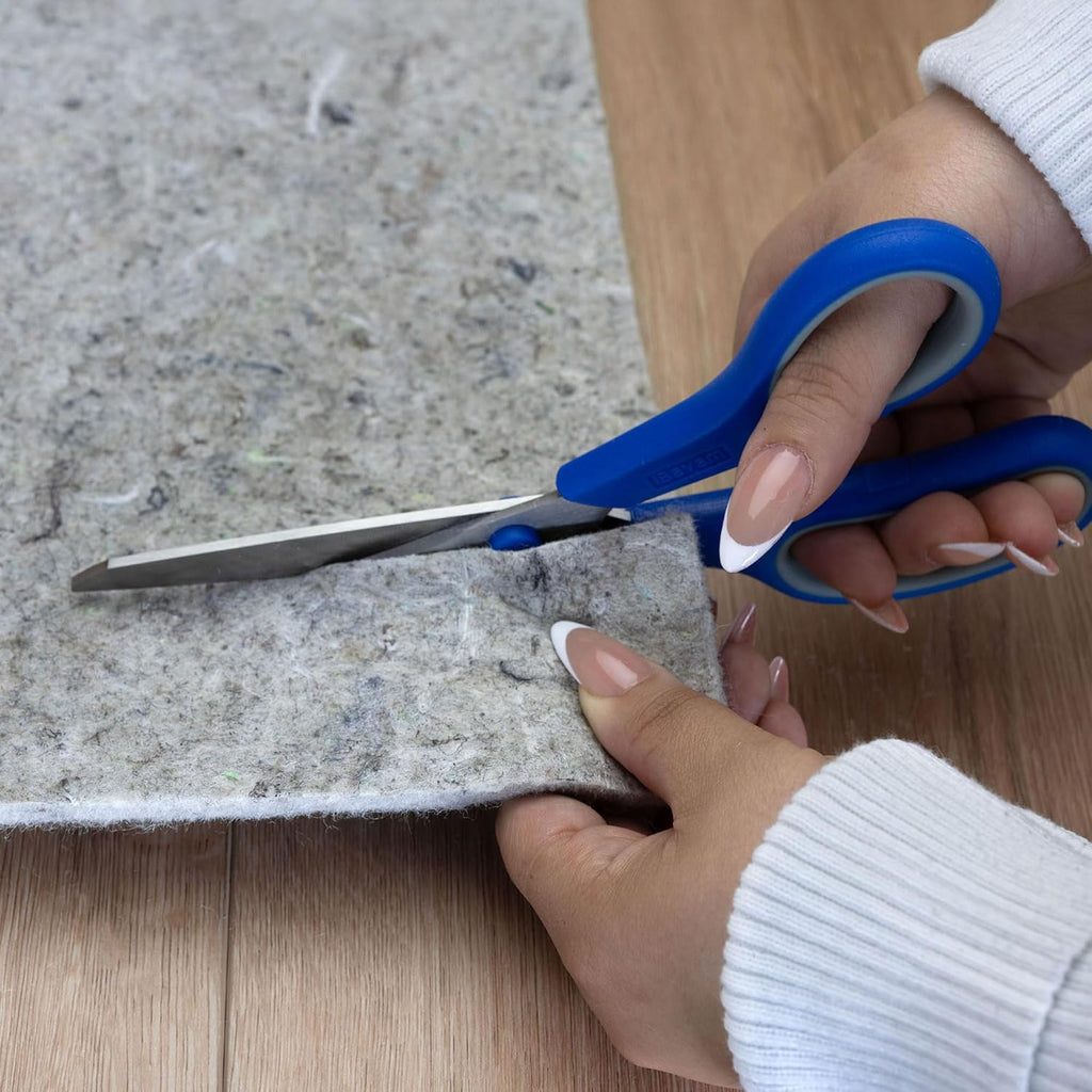 RUGPADUSA, 5'3' x 7'6', 100% Felt Rug Pad (1/2' Thick), Safe for All Floors, Low-VOC, Made in the USA, 2-Year Warranty