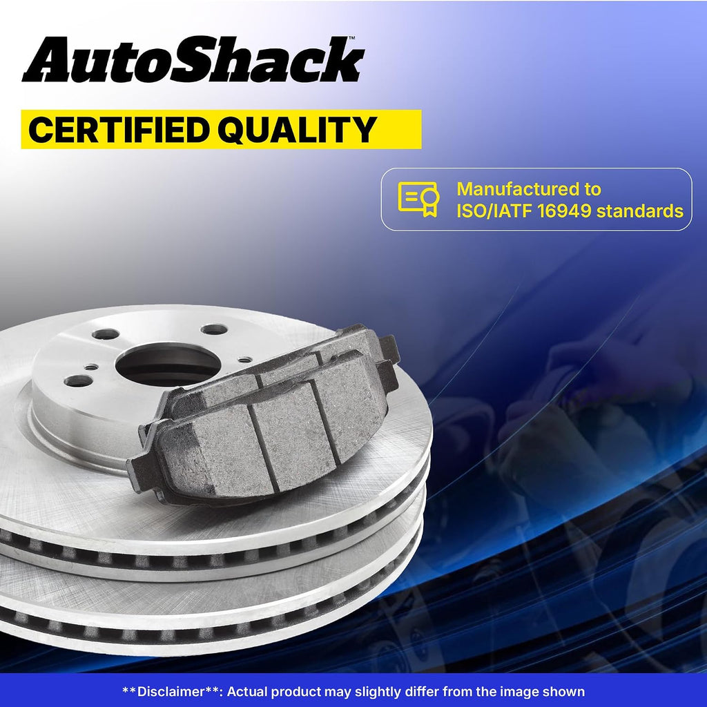 AutoShack Front Brake Rotors & Ceramic Pads for Ford & Lincoln, Edge 2007-2014 MKX 2007-2015, AWD FWD L4 2.0L V6 3.5L 3.7L - 12.6' (320 mm), 5-Lug