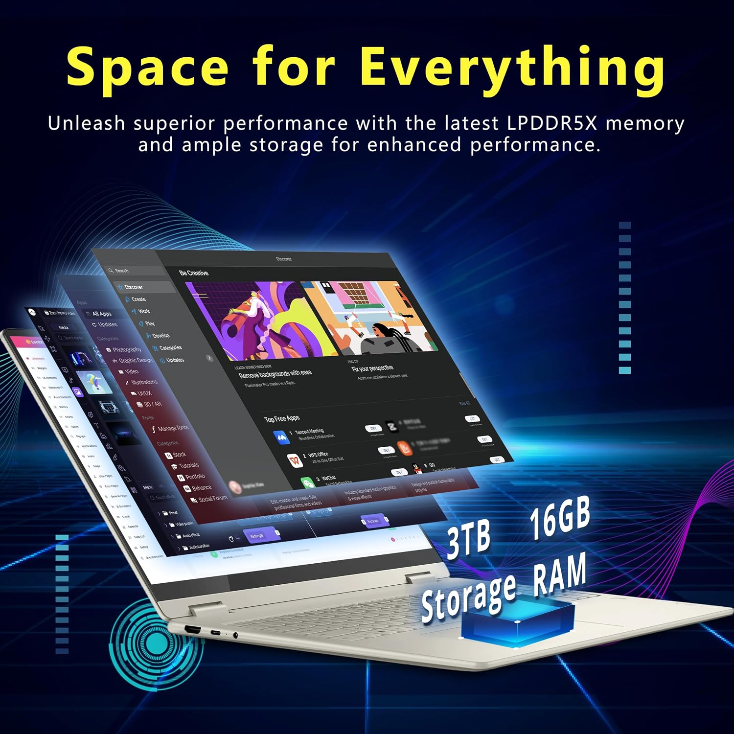 Lenovo Yoga 7 2-in-1 16' WUXGA Touchscreen Laptop, AMD Ryzen AI 5 340, 16GB LPDDR5X, 3TB Storage (2TB PCIe SSD&1TB Docking), Backlit Keyboard, Fingerprint, 1080p Webcam, Win 11 Pro, Seashell