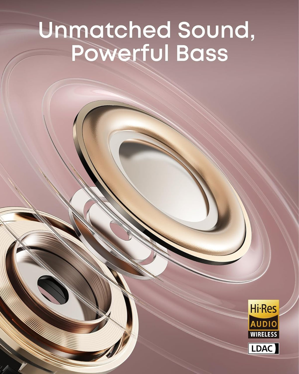 Soundcore AeroClip by Anker, Open-Ear Earbuds, Clip-On Headphones, Adaptive Comfort, Clear Calls with 4 Mics and AI, Stable Fit, 12mm Drivers for Powerful Bass, Hi-Res, Open-Ring Design