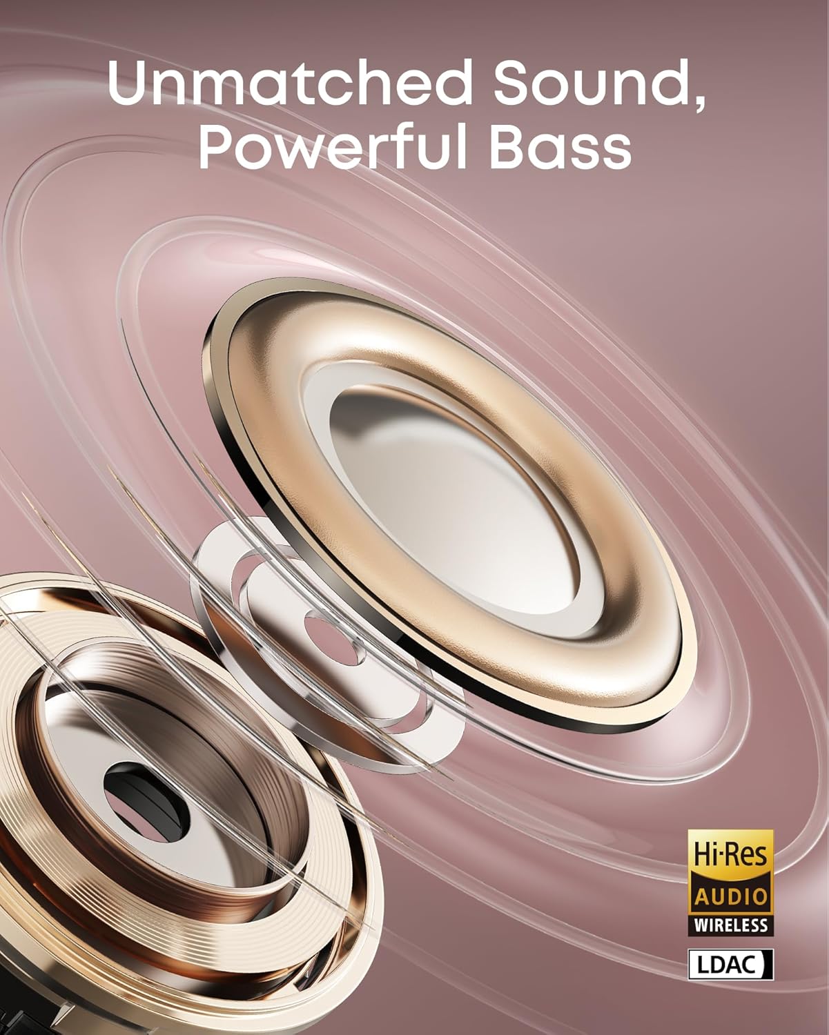 Soundcore AeroClip by Anker, Open-Ear Earbuds, Clip-On Headphones, Adaptive Comfort, Clear Calls with 4 Mics and AI, Stable Fit, 12mm Drivers for Powerful Bass, Hi-Res, Open-Ring Design