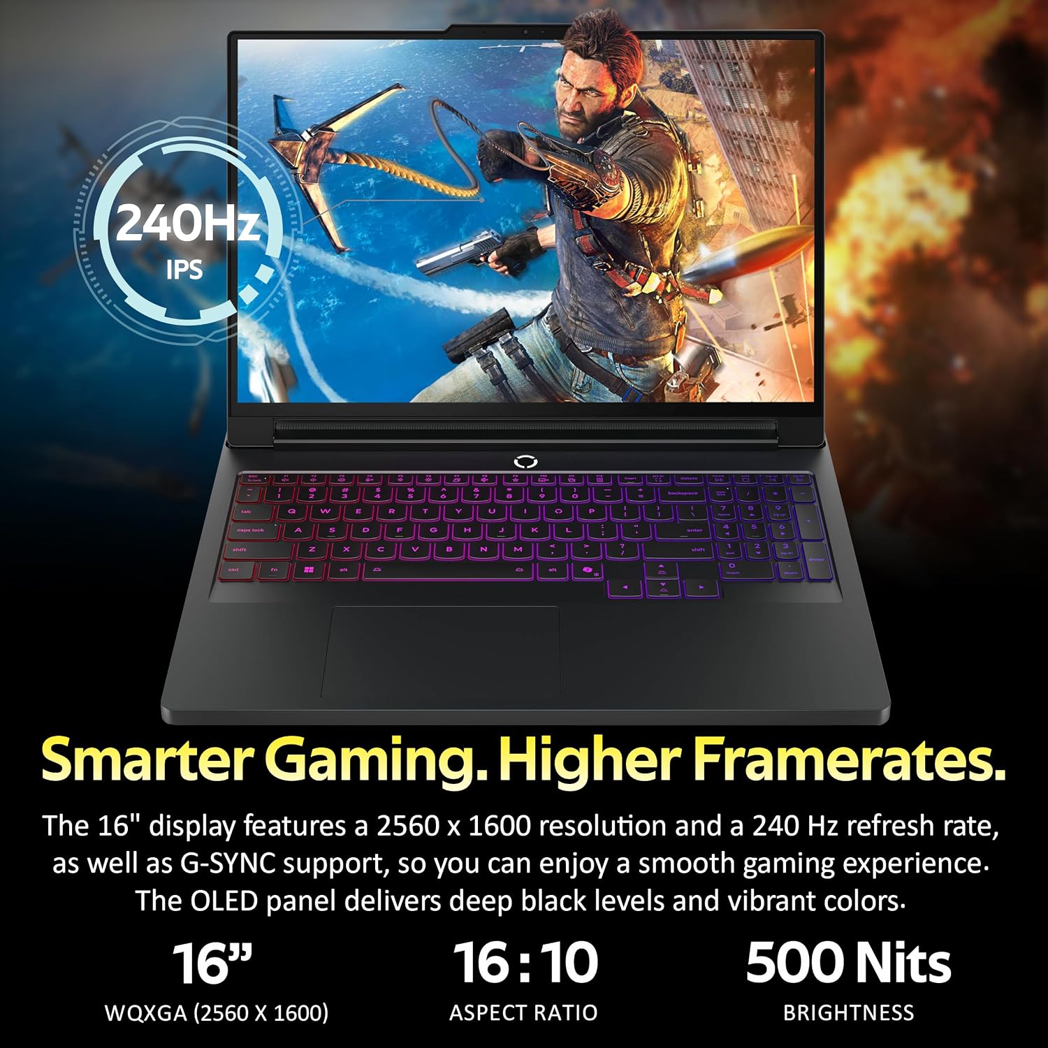 Lenovo Legion Pro 7i 16' WQXGA OLED 240Hz Gaming Laptop, Intel Ultra 9 275HX, GeForce RTX 5090, 32GB DDR5, 2TB Storage(1TB SSD+1TB Docking Station Set), Backlit Keyboard, WiFi 7, Win 11 Pro, Black