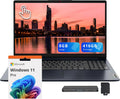 Lenovo IdeaPad 1i 15.6' FHD Touchscreen Laptop, Intel i5-1335U, 8GB RAM, 416GB Storage (256GB SSD+160GB Docking Station Set), Iris Xe Graphics, Number Pad, Webcam, Copilot, Wi-Fi 6, Win 11 Pro, Blue