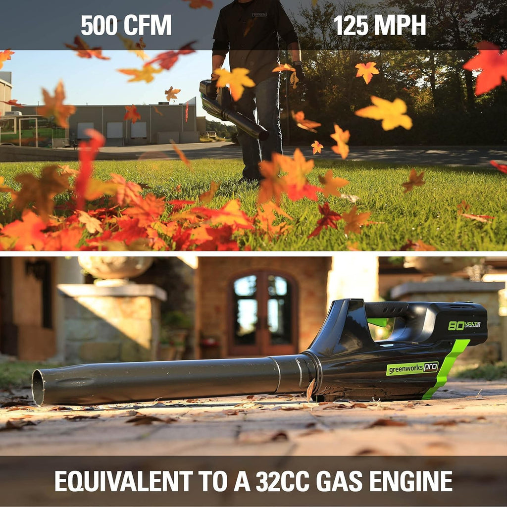 Greenworks 80V 25' Cordless Brushless Self-Propelled Rear Wheel Drive 3-in-1 Lawn Mower + 16' String Trimmer + 730 CFM Leaf Blower Combo Kit - 4.0Ah & 2.5Ah Batteries (2) + 2 Chargers | Zero Emissions