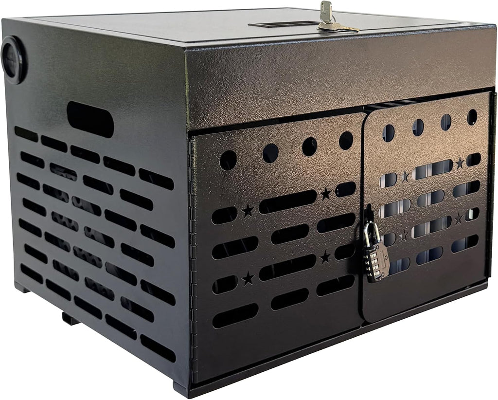 16-Device Laptop & Tablet Charging Cabinet with Combination Lock, Lockable Metal Charging Station for Chromebooks, iPads & Devices Up to 15.6', Classroom & Office Storage Organizer