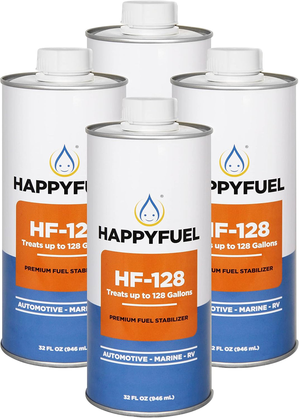 HappyFuel Premium Fuel Stabilizer, Gasoline Antioxidant, Fuel Storage for Gas, Classic Cars, Boats, Lawnmowers, Snowmobiles, Motorcycles and Marine…