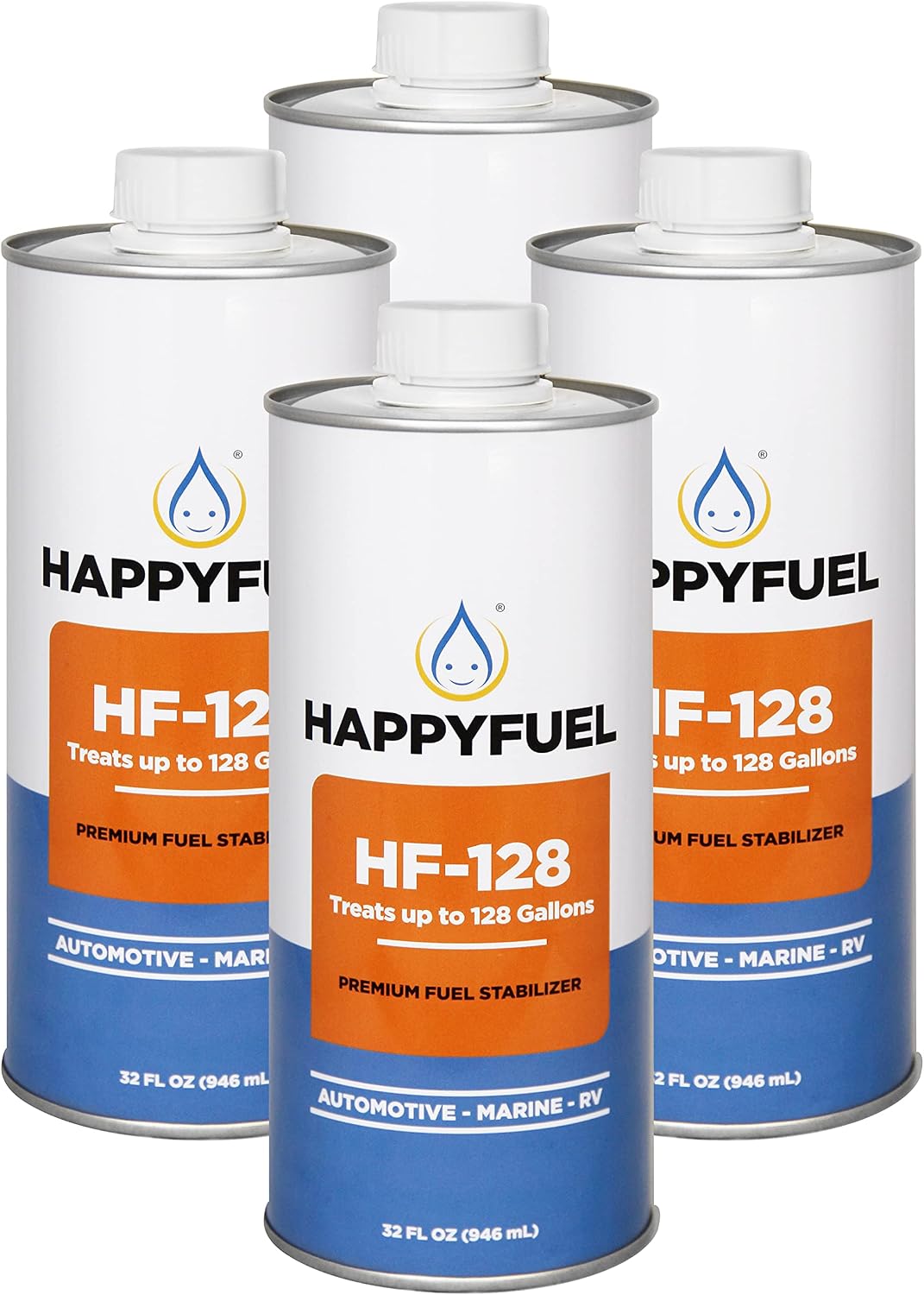 HappyFuel Premium Fuel Stabilizer, Gasoline Antioxidant, Fuel Storage for Gas, Classic Cars, Boats, Lawnmowers, Snowmobiles, Motorcycles and Marine…