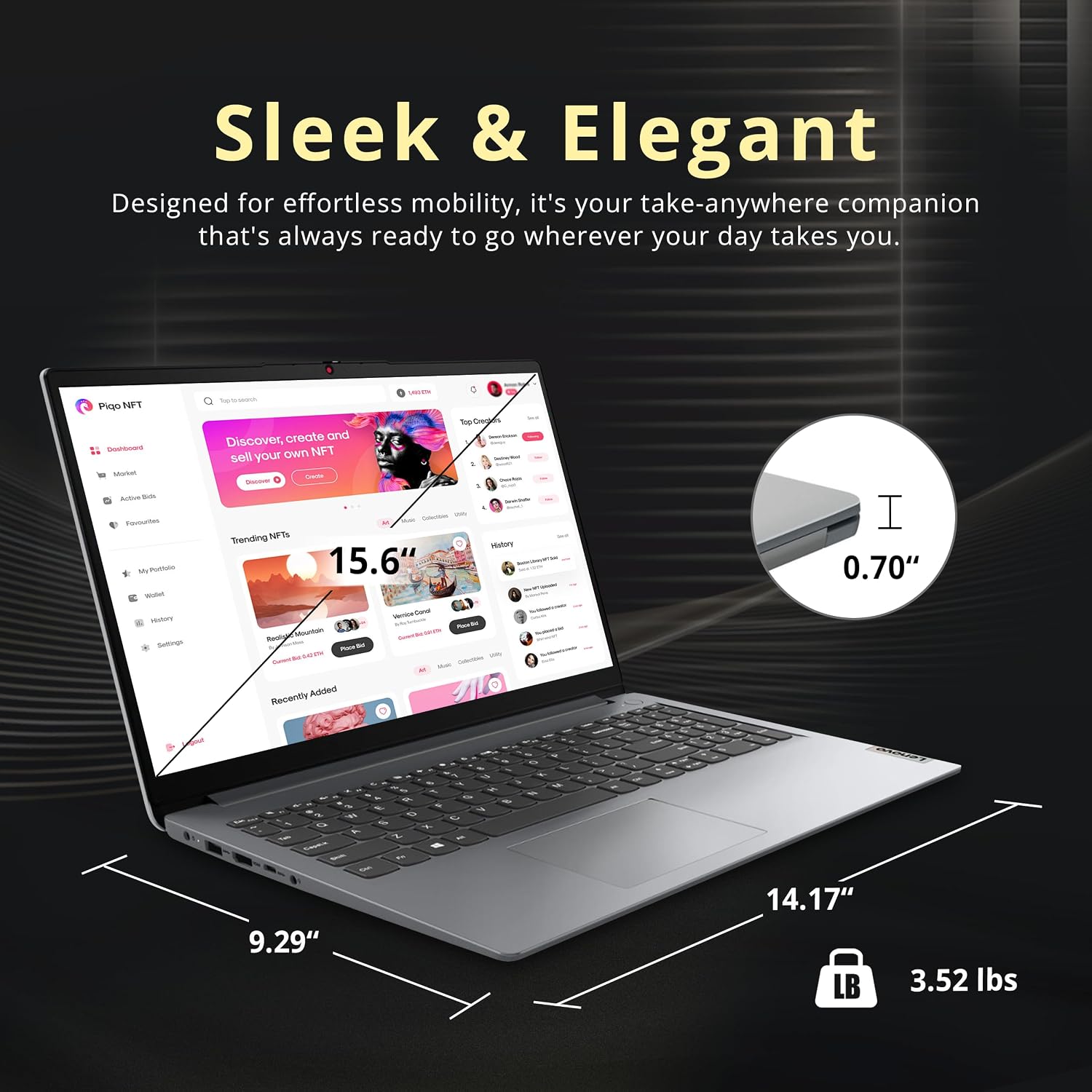 Lenovo Ideapad 1i 15.6' FHD Touchscreen Laptop, Intel i3 1215U, 40GB RAM, 2.16TB Storage(2TB SSD+160GB Docking Station Set), Intel UHD Graphics, Full Size Keyboard, Win11 Pro, Gray