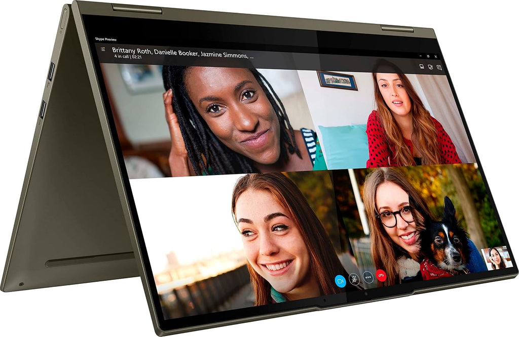 2022 LENOVO Yoga 7i 2-in-1 Laptop 15.6 inch FHD Touchscreen Intel EVO Platform 11th Core i7-1165G7 Iris Xe Graphics 12GB DDR4 512GB NVMe SSD WI-FI 6 Windows 11 Home Fingerprint Backlit Keyboard