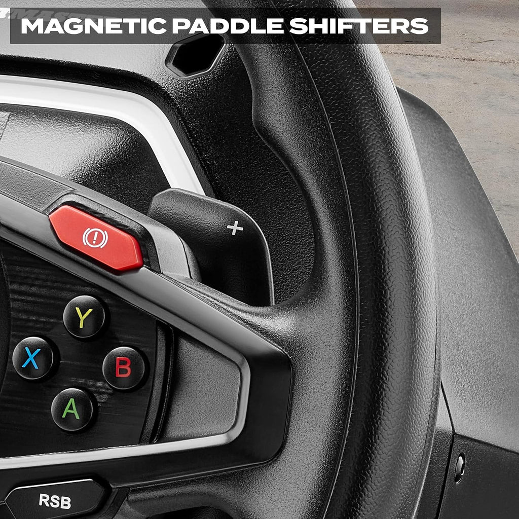 Thrustmaster T128 Racing Wheel & Pedal Set for Xbox Series X|S and PC – Force Feedback Gaming Steering Wheel for Driving Simulator